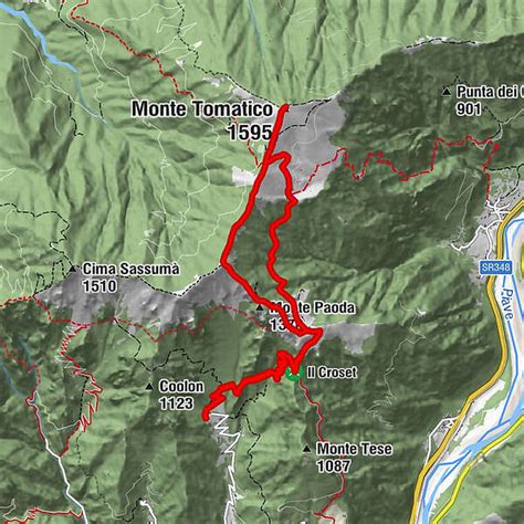 monte tomatico dalla val di prada|Dall'Alta Val di Prada al Monte Tomatico passando per il Monte .